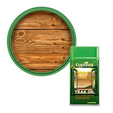 Cuprinol Garden Furniture Teak Oil - Clear - 1L 23.72 per litre