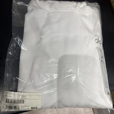 Alo Yoga Accolade Pullover Hoodie $148 MSRP White Men’s Size L