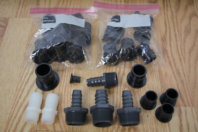 Uponor ProPEX Pex 8x- 1 1/4'' Cap -8x - 1 1/2'' Plug- 1/14 threaded x 1'' Lot Black