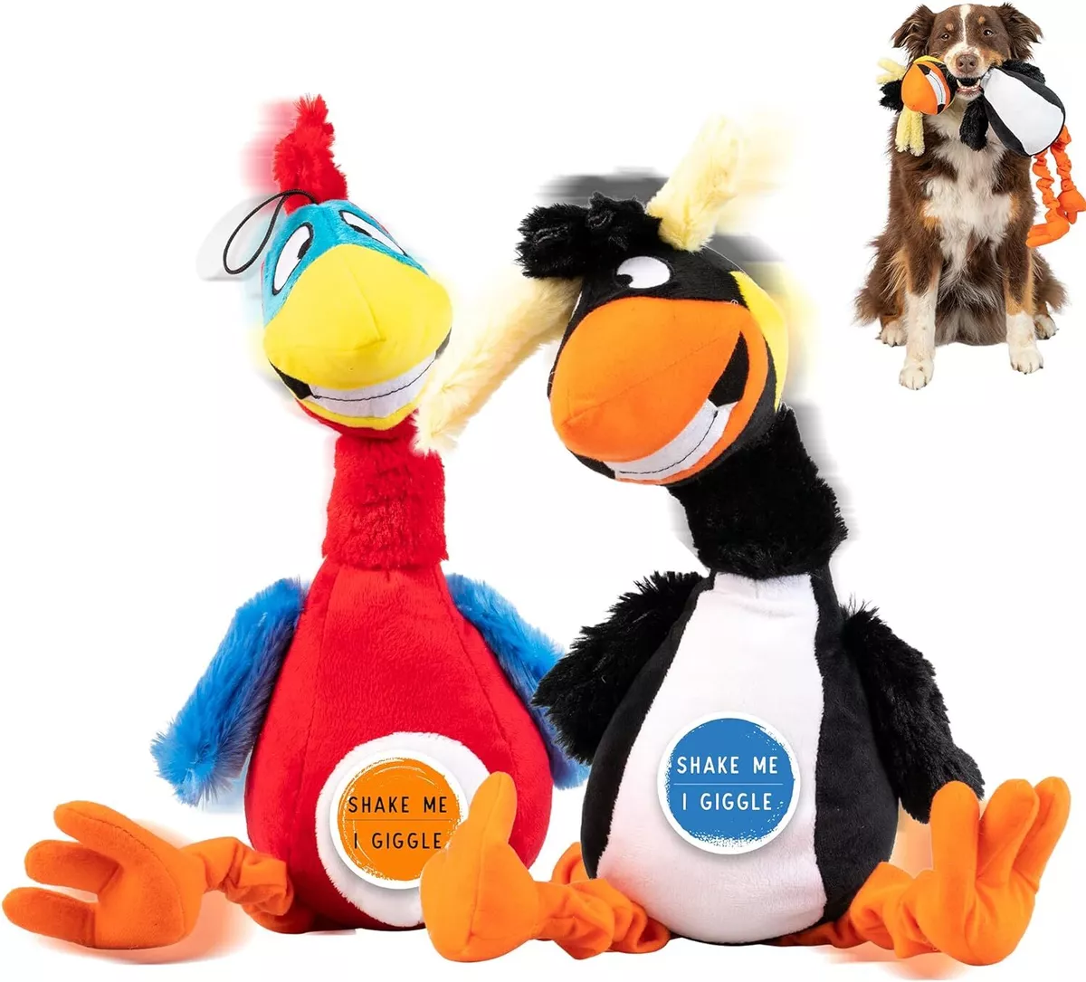 Pet Craft Supply Giggling Puffin Parrot Multi Pack Interactive