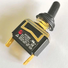 2Pcs HY29H KEDU 125/277V 20/15A 2Pins 2HP SPST On Off Toggle Switches  