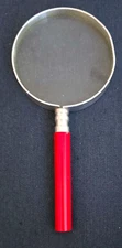 Red Handheld Magnifier