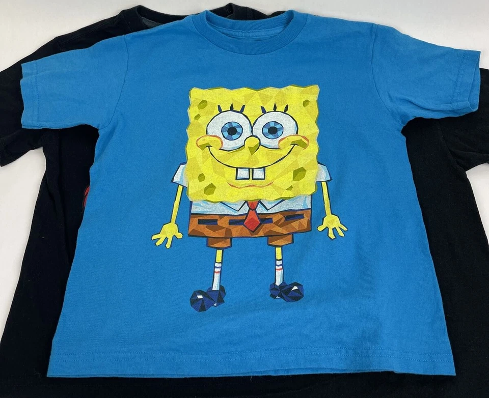 Lote de 4 Camisetas Niños Niño Talla L7 Disney TMNT Bob Esponja DC Batman Superman Foto 4 de 4