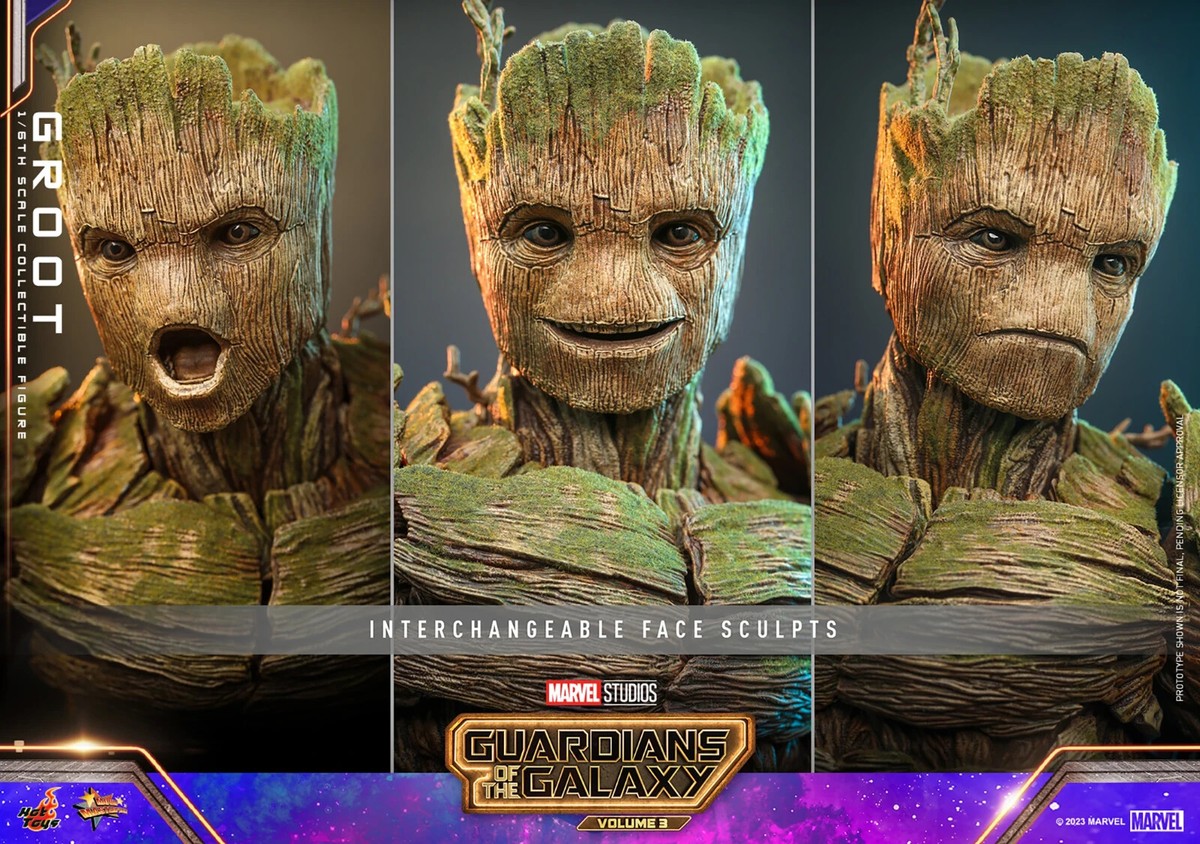 1/6 Marvel Guardians of the Galaxy Vol.3 Groot DLX Figure Hot Toys