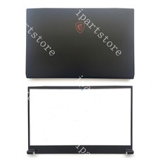New Laptop LCD Back Cover Black Front Bezel For MSI GF75 MS-17F1 MS-17F5