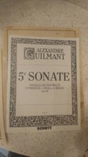 Guilmant, ed Hull : 5th Organ Sonaata; organ Schott 