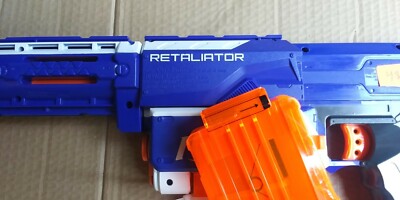 NERF N-Strike Elite Retaliator Dart Blaster Gun With Extra Chamber