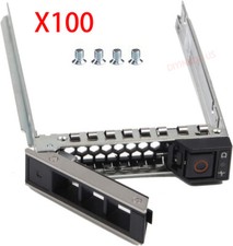 X100 Dell 2.5" HDD Caddy Tray For Dell POWEREDGE R340 R440 R640 R740 R7415 DXD9H