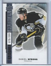 2015 15-16 Upper Deck Premier Rookies #R8 Daniel Sprong 75/399 RC Rookie