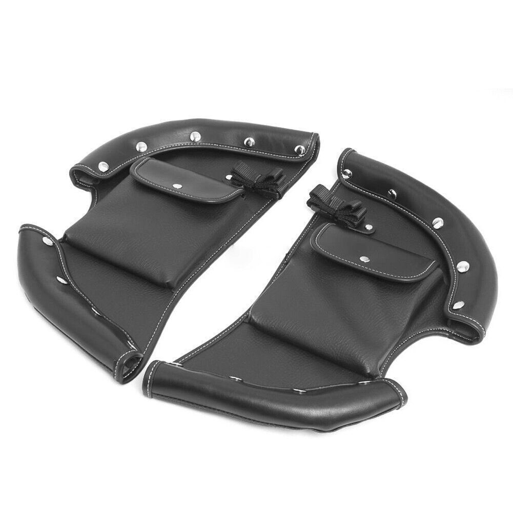 Lower Chap Leg Warmer Wind Deflector For Indian Chief Chieftain Roadmaster Black