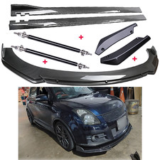 Carbon Fiber Front Bumper Rear Splitter Spoiler Side Skirt For Suzuki Swift Carbon Fiber Front Bumper Rear Splitter Spoiler Side Skirt For Suzuki Swift