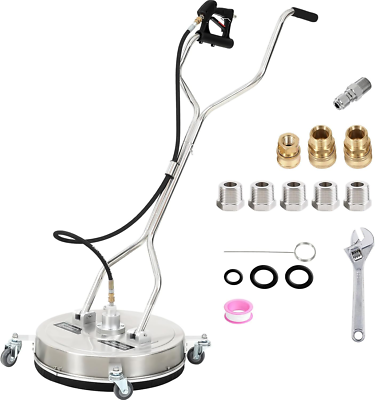 #ad 18 Inch Pressure Washer Surface Cleaner 18quot; Power Washer Accessory for Driveway $289.99