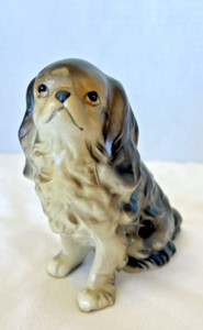 Ucagco Japan English Spaniel Dog Porcelain Ceramic Figurine Vintage Figurine