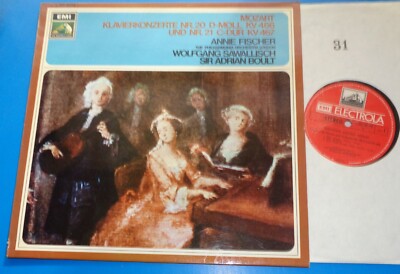 Annie Fischer/Sawallisch/Boult MOZART Concertos K.466, 467 EMI/HMV 1C 053-00773