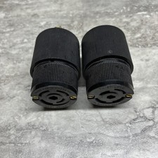 Lot Of 2 Hubbell 3523 Twist Lock Connector, 10A 600VAC 20A 250V 4P 5W