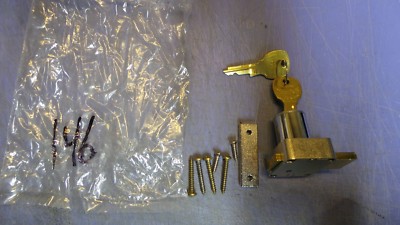 2   COMPX National C8173-26D, 4 Pin Tumbler Cam Cabinet Lock, Dull Chrome, NEW