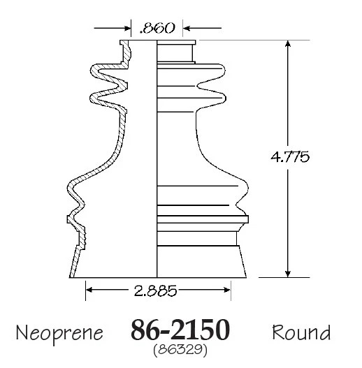 Bota de eje CV interior y exterior para conductor Saab 9-3 SE 2,0 L 2003 Foto 2 de 3