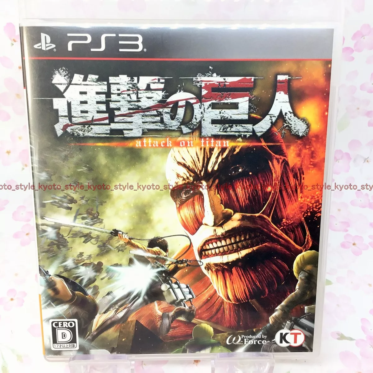 USED PS3 PlayStation 3 Attack on Titan Shingeki no Kyojin 81156 JAPAN IMPORT