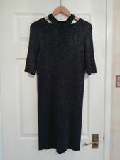Lbd 12 Cocktail/party Black Sparkling Dress superb 