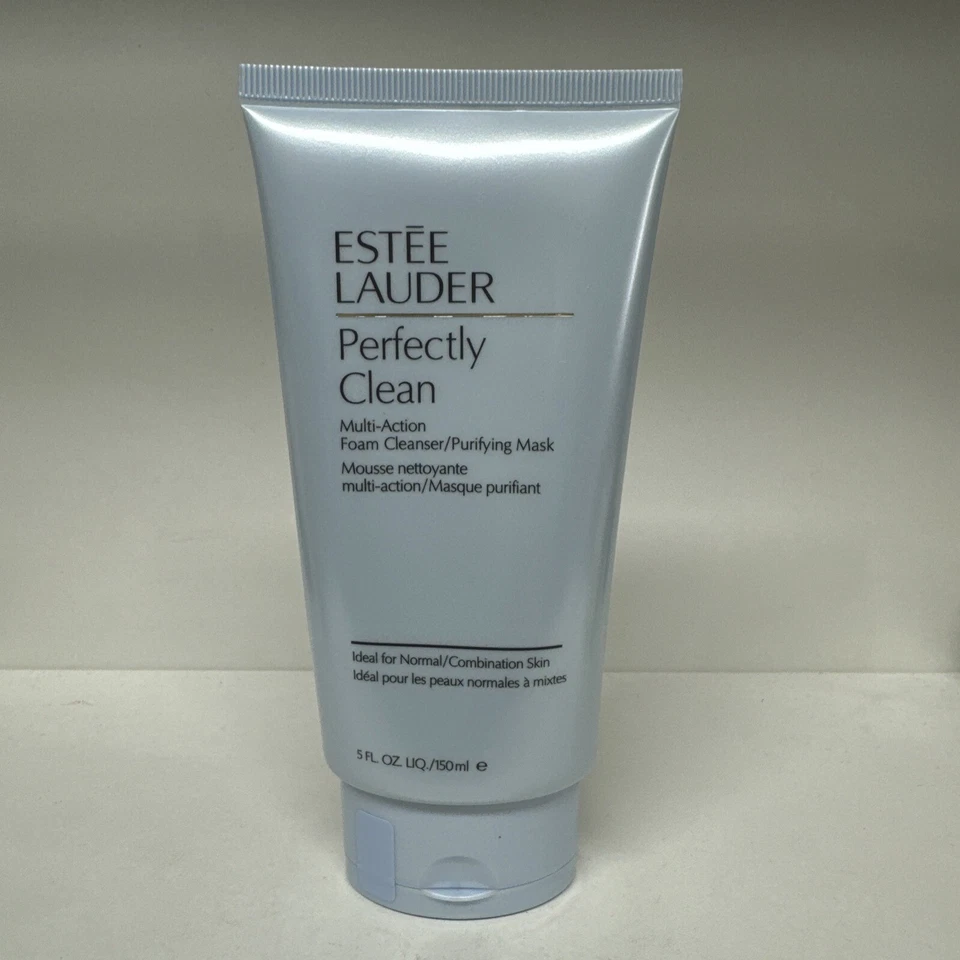 Estee Lauder PERFECTLY CLEAN Multi-Action Foam Cleanser/PurifyingMask - 5oz -NEW - Image 2 of 4