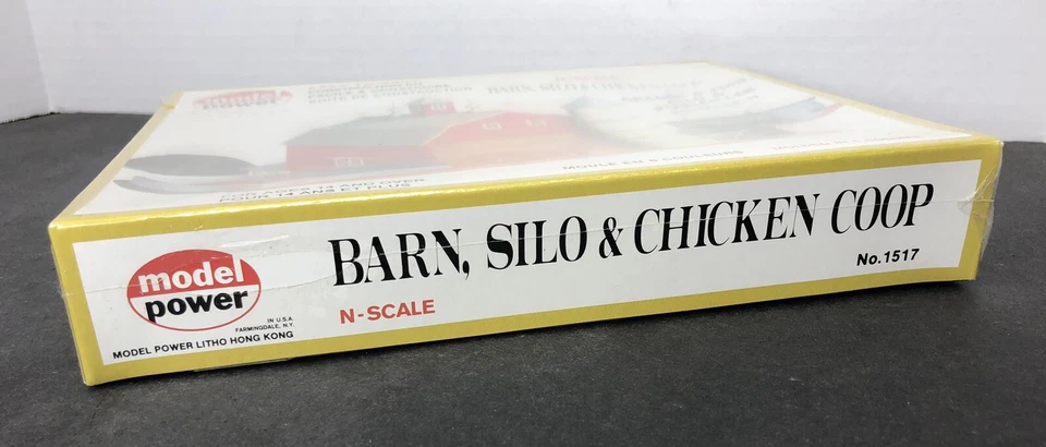 Model Power Barn Silo Chicken Coop 1517 N Scale Model Train Construction Kit New - Image 4 of 4