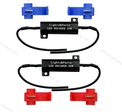 2x Lastwiderstand Widerstand 50W Watt 6 Ohm Widerstände für H1 H3 HB4 H7 H8 H11