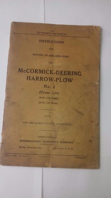 McCormick Hirschegge Pflug Nr.2 Anleitung - Aufbau & Bedienungsanleitung