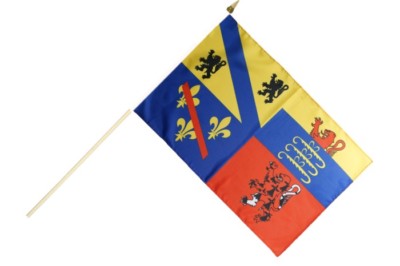 Frankreich Flagge 30x45 Cm – Aus Polyester, Wetterfest, Mit Schaft Für Stab