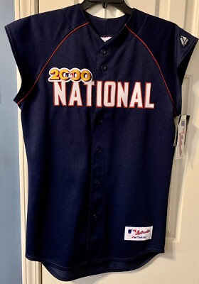 CHIPPER JONES OFFICIAL 2000 MAJESTIC ALL STAR JERSEY New With Tags - XL