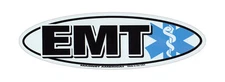 Magnetic Bumper Sticker - EMT (Emergency Medical Technician, Star of Life)