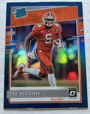 TEE HIGGINS 2020 Panini Optic Rated Rookie Blue Prizm Clemson Bengals MINT!!!💥