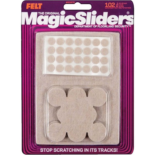 40mm Square Self Adhesive Furniture Felt Pads - Protects Your Floors - View #3