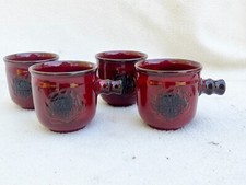 VINTAGE SET TRAUM FEUER WEST GERMANY RED DREAM FEUERBECHER
