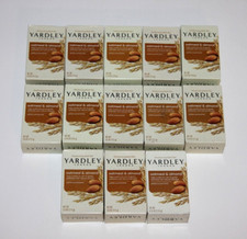 LOT 13 YARDLEY OATMEAL  ALMOND BAR SOAP MOISTURIZING BATH BAR 4 OZ