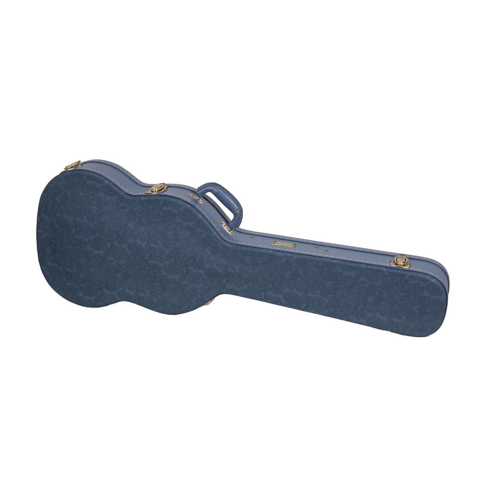 Crossrock Relief Series-Houten Koffer voor Gibson akoestische en Martin dreadnought gitaar, met