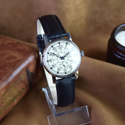 Soviet Watch Pobeda Pilot Wings ZIM Men`s Mechanical MILITARY