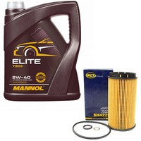 MotoröL Set 5W40 5 Liter + ÖLfilter SH 422 P FüR Audi 80 100 VW Transporter IV