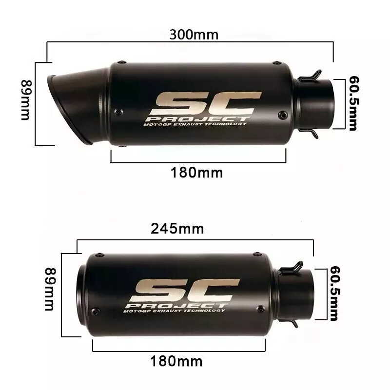 Slip on for Honda CBR1000RR 2008-2016 Exhaust System Mid Link Pipe Muffler Tips