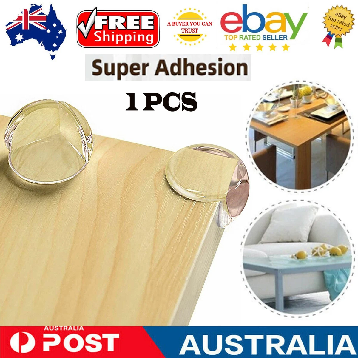 Child Baby Safety Silicone Protector Table Corner Edge Protection