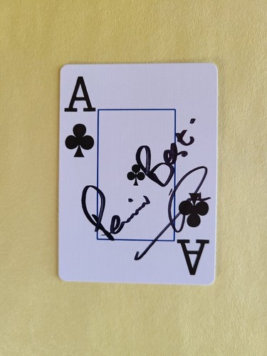 Pete Best Beatles Schlagzeuger signiert signiert signiert, Spielkarte, keine Inschrift!