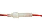 2 x INLINE GLASS FUSE HOLDER 32MM FUSE SIZE PREWIRED CARAVAN BOAT MARINE FUH1010