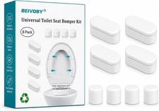 Universal Toilet Seat Bumper for Bidet Installation Strong Adhesive Anti-Slip