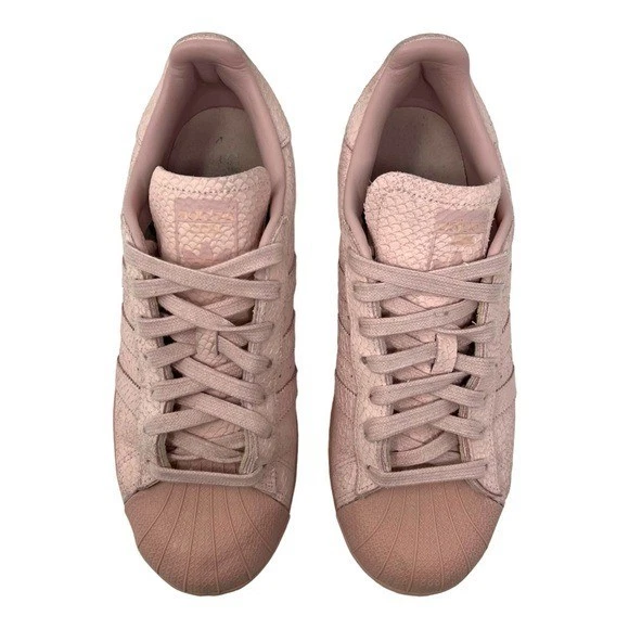 Adidas Superstar Icey Pink Snakeskin Women's Sneakers Size 9 - Image 3 of 4