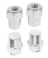 2 Pairs Battery Terminal Adapter 3/8 Inch Female Thread Positive Negative