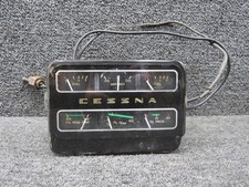 C669502-0201 Cessna 182P Instrument Cluster Indicator with Cover (Volts: 12)