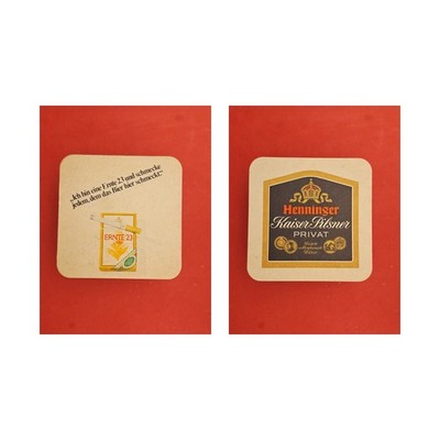 Henninger I Am A Harvest 23... Brewery Beer Mat Beer