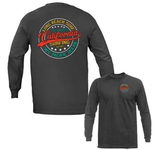 Long Beach California Surf Surfing Long Sleeve
