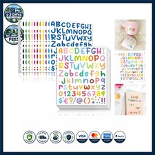 DIY Friendly 1134 Pcs Letter Number Stickers - Vinyl for All Surfaces