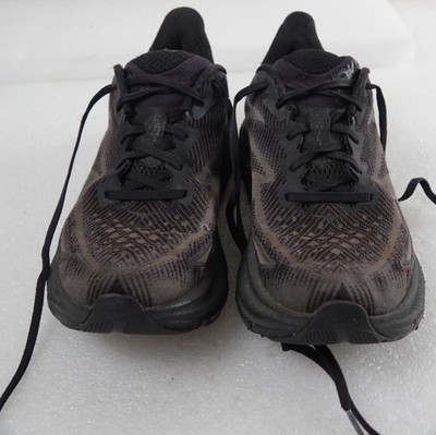 MENS USA 9 D HOKE ONE ONE ATHLETIC M CLIFTON 9 RUNNING SHOE BLACK