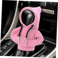 Car Gear Shift Knob Hoodie, Mini Hoodie Shifter Cover, Automotive 1 PC Pink